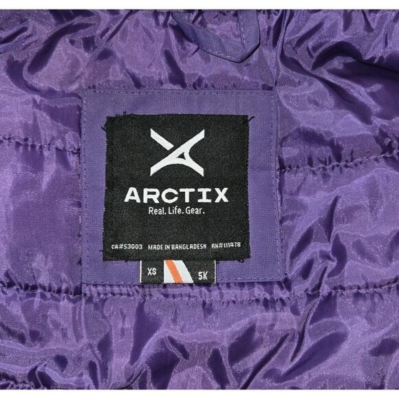 ARCTIX KIDS SUNCATCHER INSULATED WINTER JACKET SNOW ZIPPER 84917 5K XS Purple Ch - Picture 11 of 14